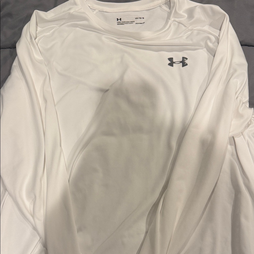 Under Armour White Performance Long Sleeve